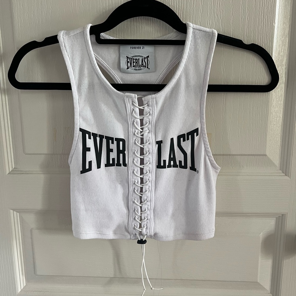 Everlast Lace-Up Crop Top